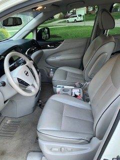 White 2016 Nissan Quest Platinum