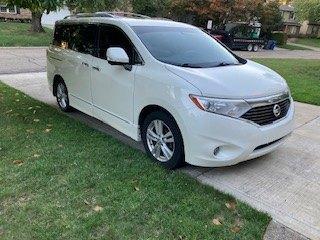 White 2016 Nissan Quest Platinum