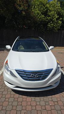 White 2014 Hyundai SONATA Limited