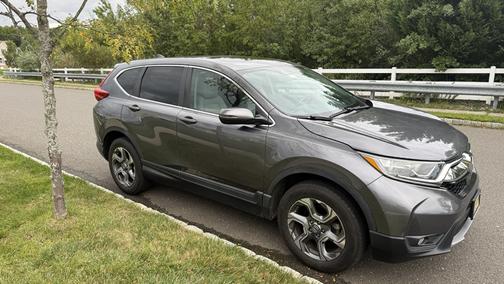Gray 2019 Honda CR-V EX-L