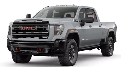 Gray 2025 GMC Sierra 2500 AT4