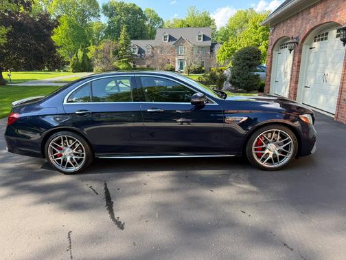 Blue 2020 Mercedes-Benz AMG E 63 S 4MATIC