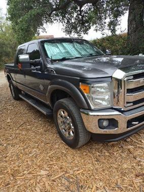 Gray 2011 Ford F-250 Lariat