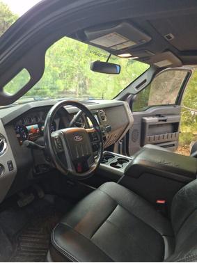 Gray 2011 Ford F-250 Lariat