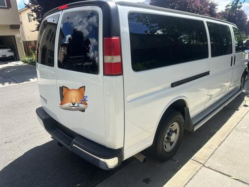 White 2014 Chevrolet Express 3500 LT