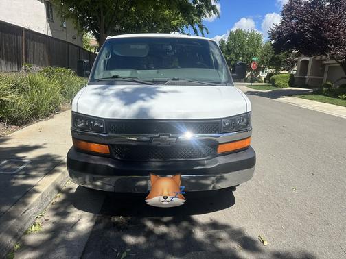 White 2014 Chevrolet Express 3500 LT
