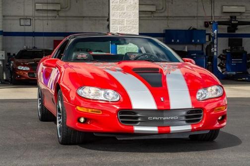 Red 2002 Chevrolet Camaro Z28