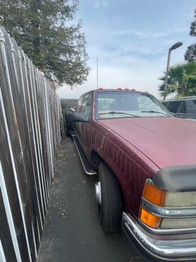 Red 1997 Chevrolet 3500 Crew Cab