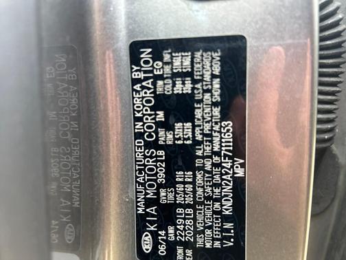 Silver 2015 Kia Soul Base