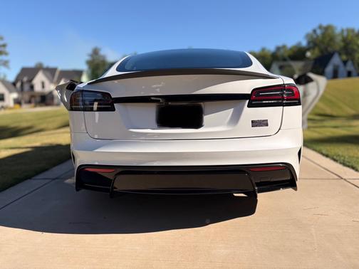 White 2026 Tesla Model S Plaid