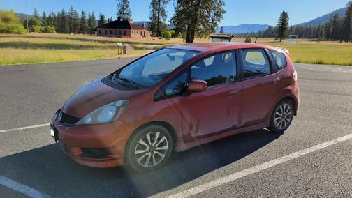 Orange 2012 Honda Fit Sport