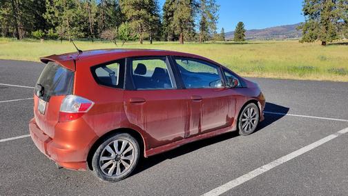 Orange 2012 Honda Fit Sport