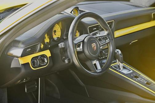 Yellow 2019 Porsche 911 911 Carrera GTS