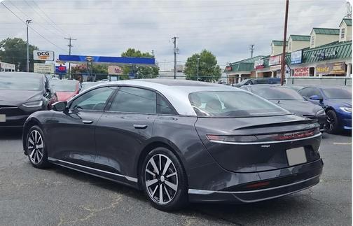 Gray 2022 Lucid Air Grand Touring