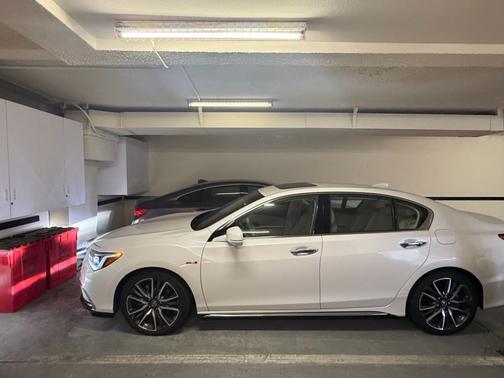 White 2019 Acura RLX Sport Hybrid Advance Package