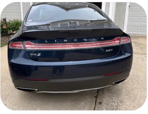 Blue 2017 Lincoln MKZ Select