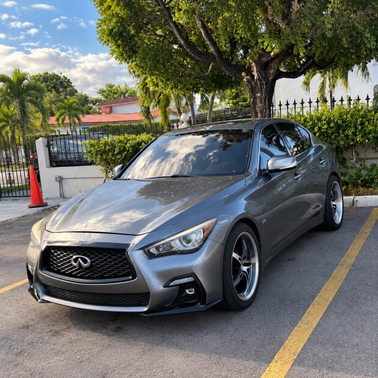 Silver 2018 INFINITI Q50 3.0t LUXE