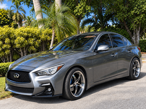 Silver 2018 INFINITI Q50 3.0t LUXE