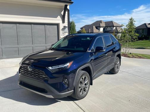 Blue 2022 Toyota RAV4 Hybrid Limited