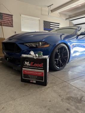 Blue 2018 Ford Mustang GT