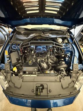 Blue 2018 Ford Mustang GT