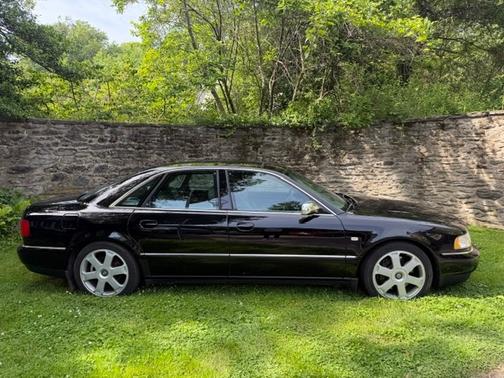 Black 2001 Audi S8 4.2 quattro