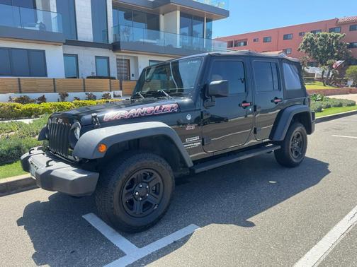 Black 2018 Jeep Wrangler JK Unlimited Sport