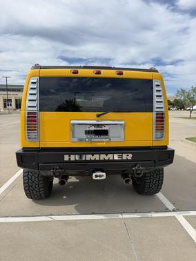 Yellow 2003 Hummer H2 Base