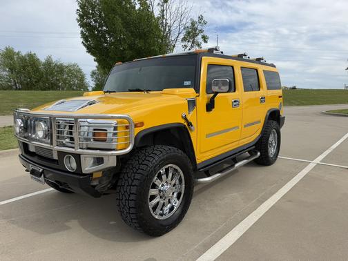 Yellow 2003 Hummer H2 Base