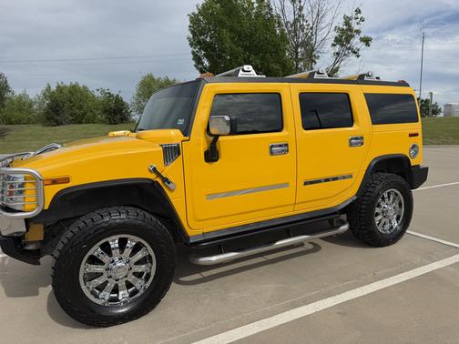 Yellow 2003 Hummer H2 Base
