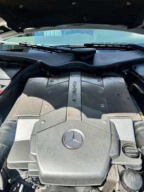 Silver 2004 Mercedes-Benz CLK-Class 55 AMG