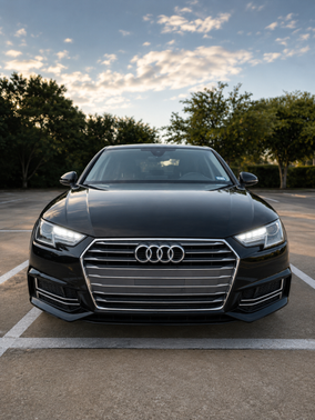 Black 2018 Audi A4 2.0T Tech ultra Premium