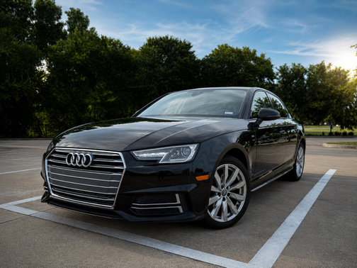 Black 2018 Audi A4 2.0T Tech ultra Premium