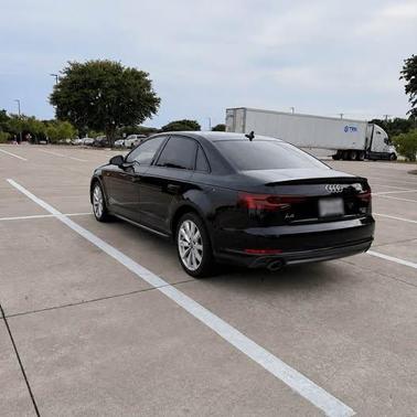 Black 2018 Audi A4 2.0T Tech ultra Premium