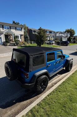 Blue 2016 Jeep Wrangler Unlimited Sport