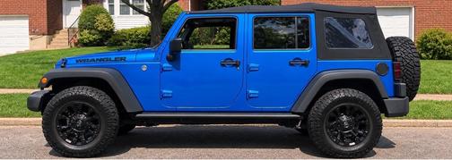 Blue 2016 Jeep Wrangler Unlimited Sport