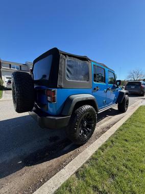 Blue 2016 Jeep Wrangler Unlimited Sport