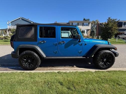 Blue 2016 Jeep Wrangler Unlimited Sport
