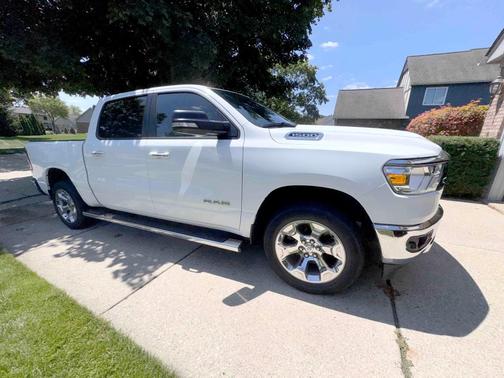 White 2019 RAM 1500 Big Horn