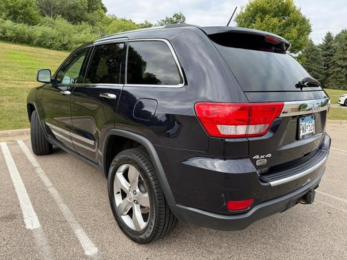 Blue 2011 Jeep Grand Cherokee Overland