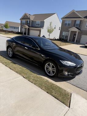 Black 2015 Tesla Model S 85D