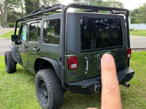 Green 2007 Jeep Wrangler Unlimited Sahara