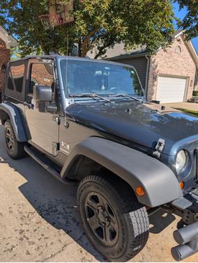 Blue 2007 Jeep Wrangler X