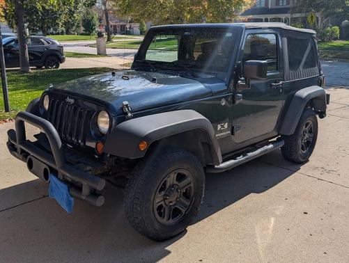Blue 2007 Jeep Wrangler X