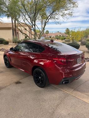 Red 2016 BMW X6 xDrive50i