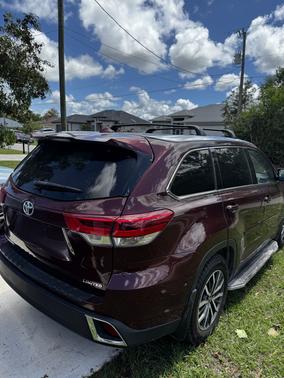 Red 2019 Toyota Highlander Limited