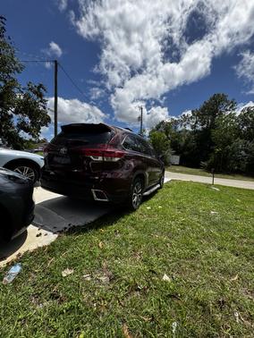 Red 2019 Toyota Highlander Limited