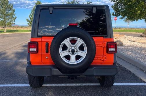 Orange 2020 Jeep Wrangler Unlimited Sport