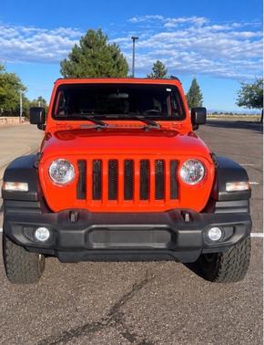 Orange 2020 Jeep Wrangler Unlimited Sport