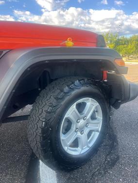 Orange 2020 Jeep Wrangler Unlimited Sport